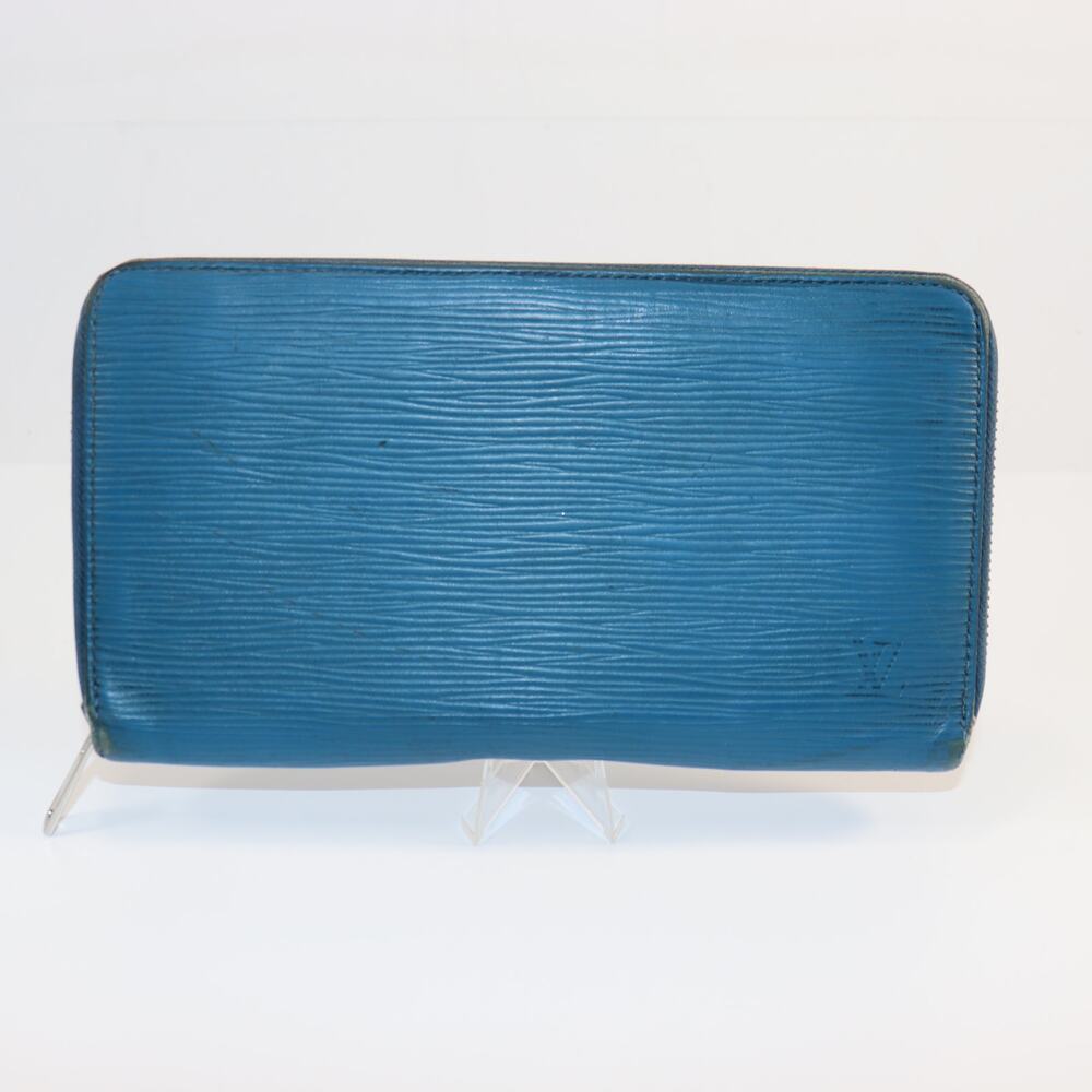 Louis Vuitton‎ Blue Epi Leather Zippy Wallet – Long Style, Wear on Corners